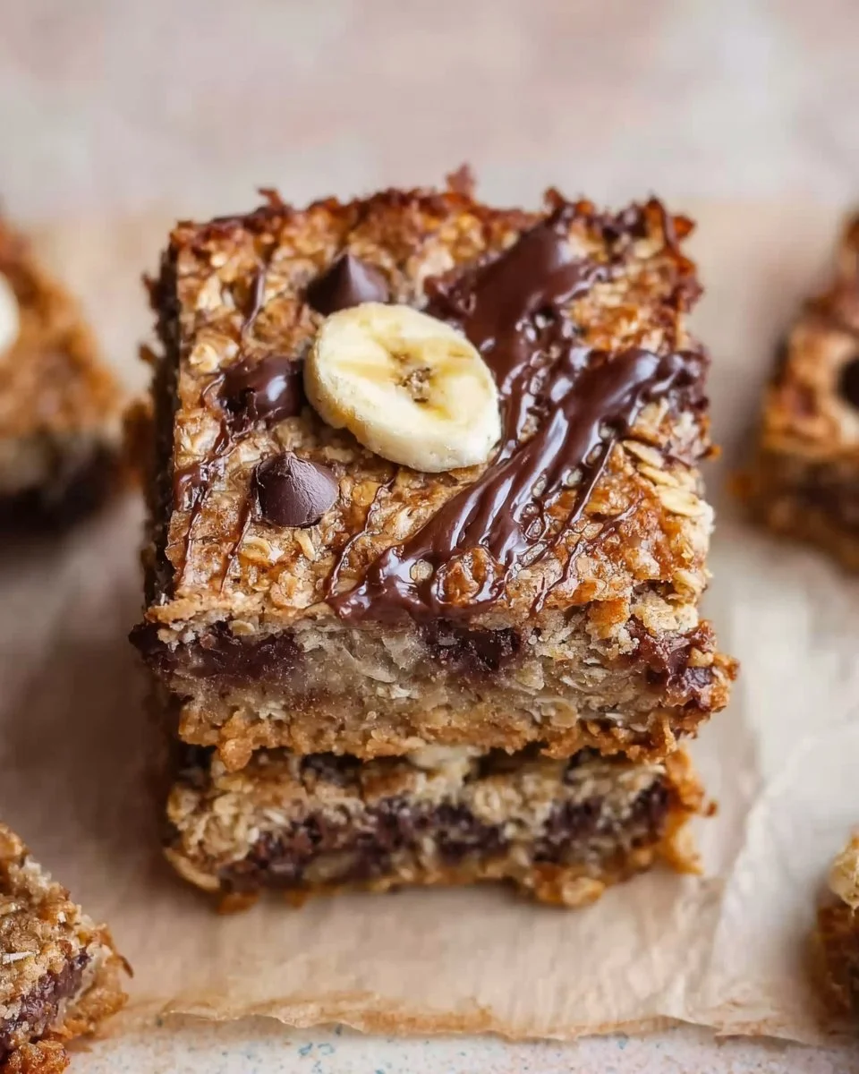 Banana Oatmeal Bars