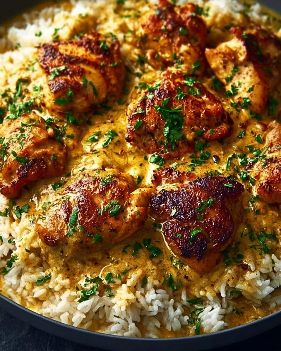 Best Smothered Chicken and Rice Recipe