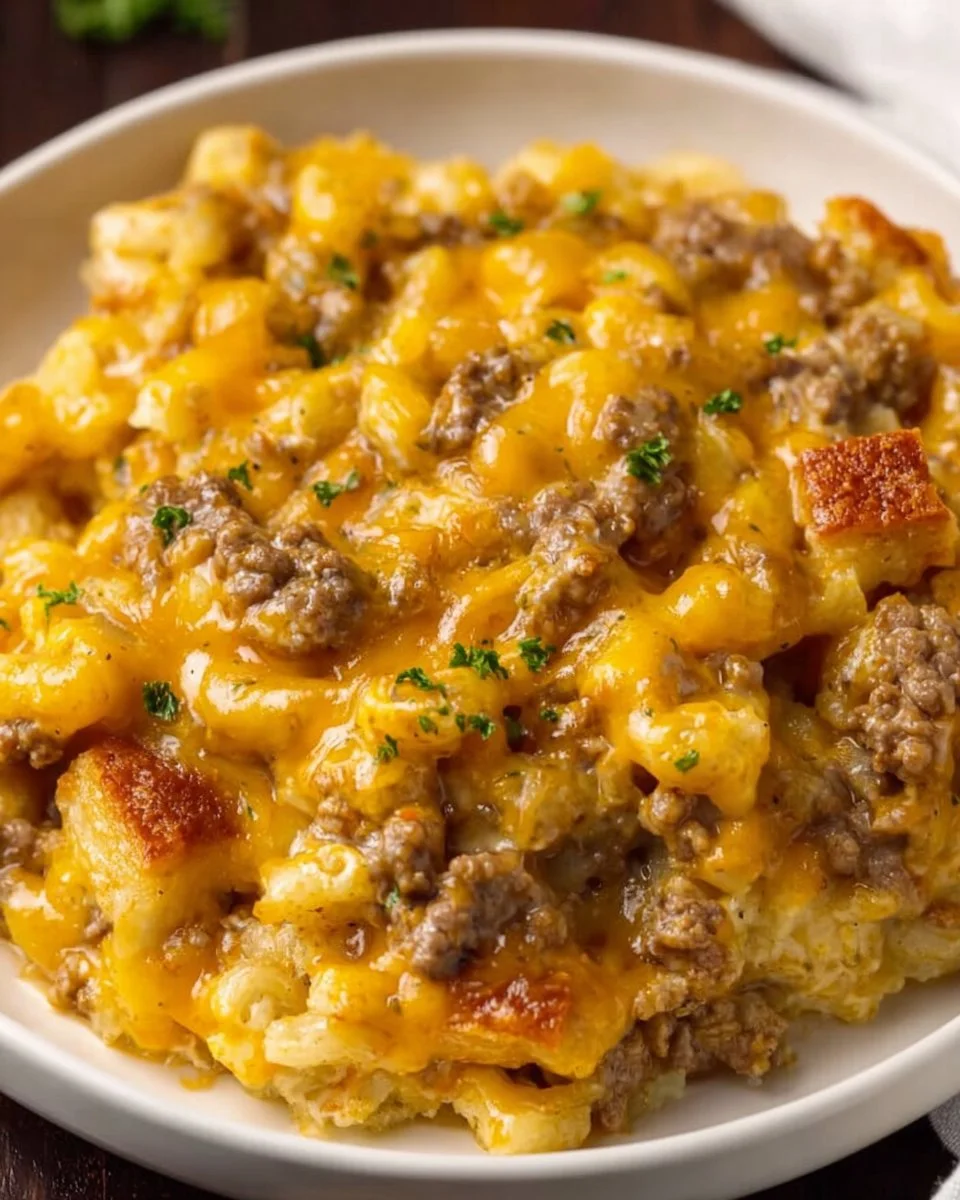 Cheeseburger Casserole