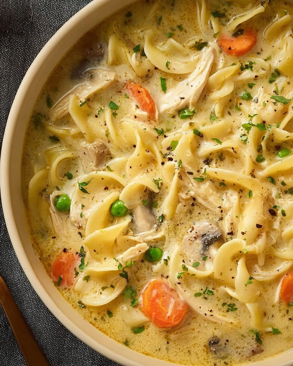 Creamy Chicken Noodle Soup