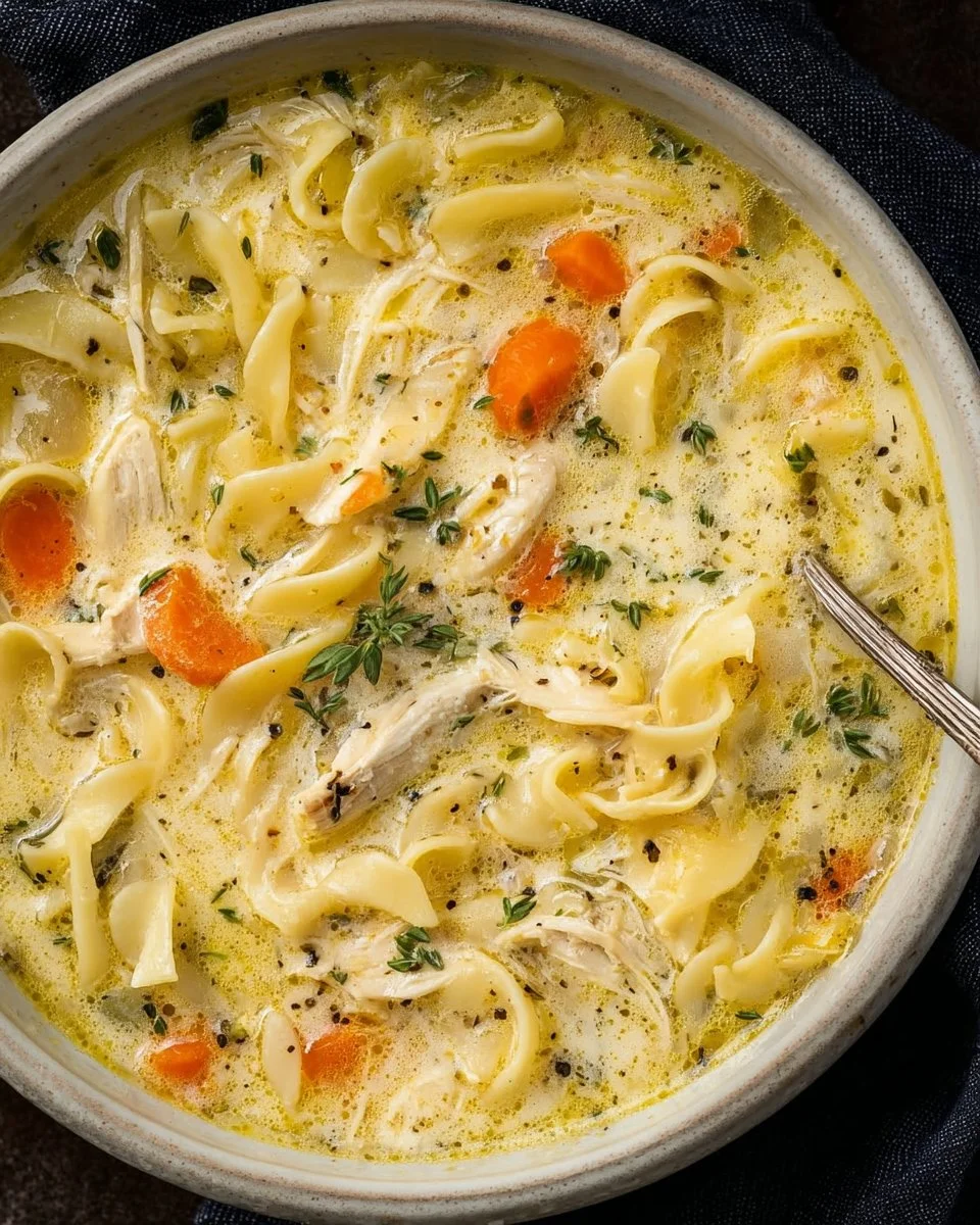 Creamy Chicken Noodle Soup
