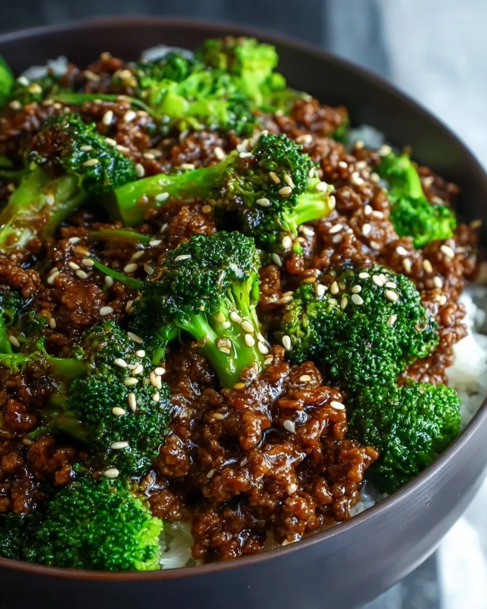 Ground Beef And Broccoli