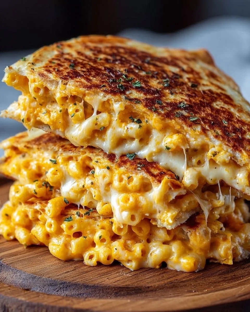 Mac and Cheese Quesadillas