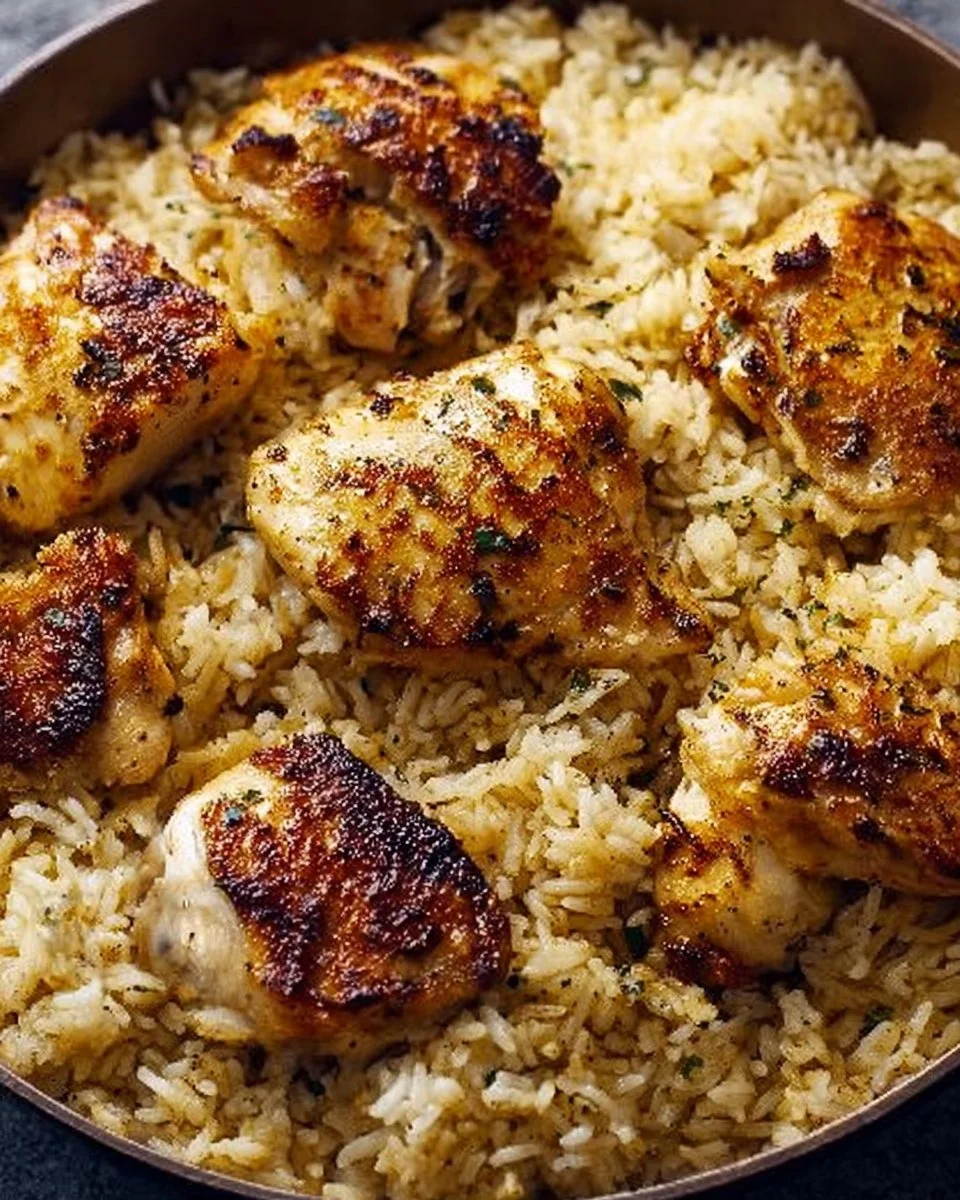 Oven Baked Chicken and Rice