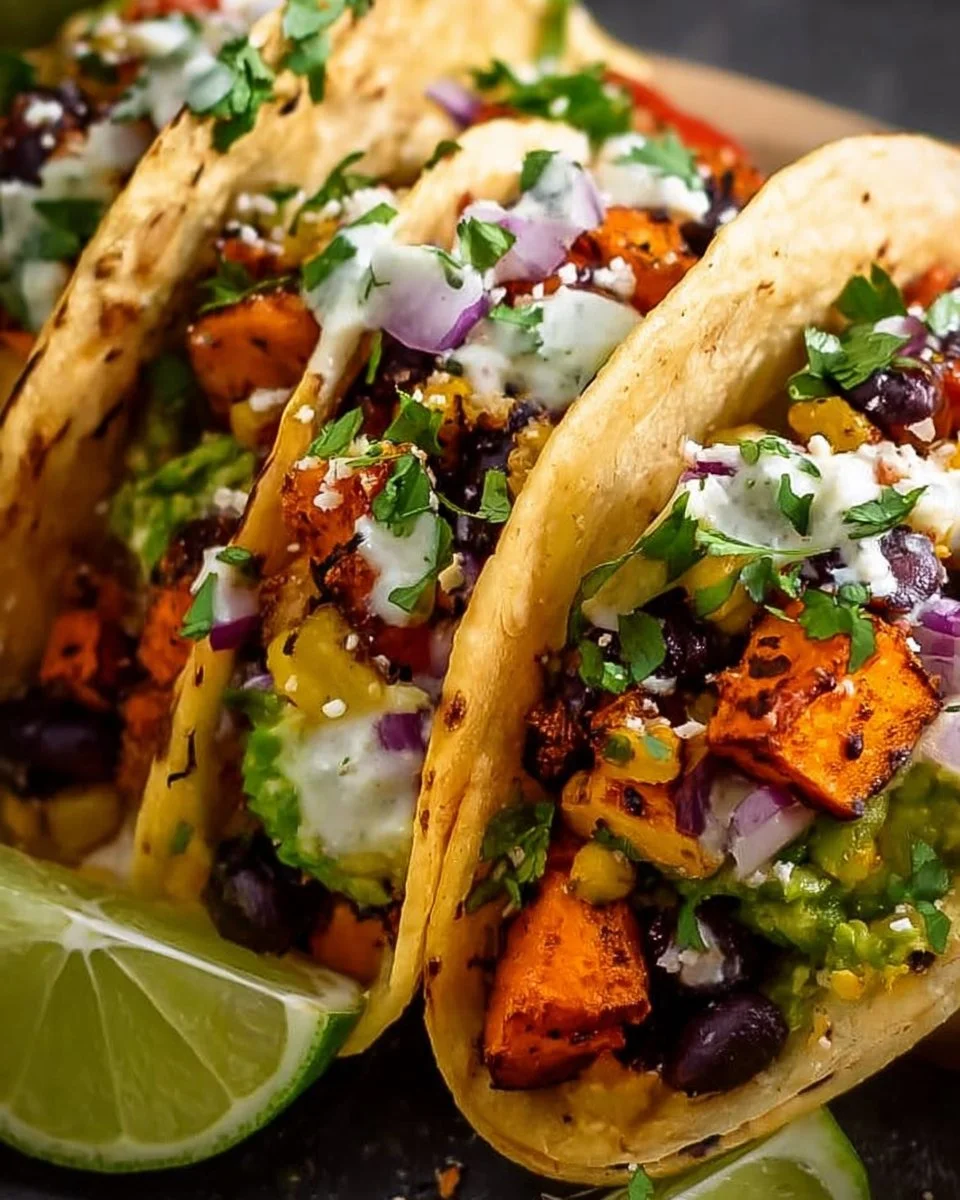 Sweet Potato and Black Bean Tacos