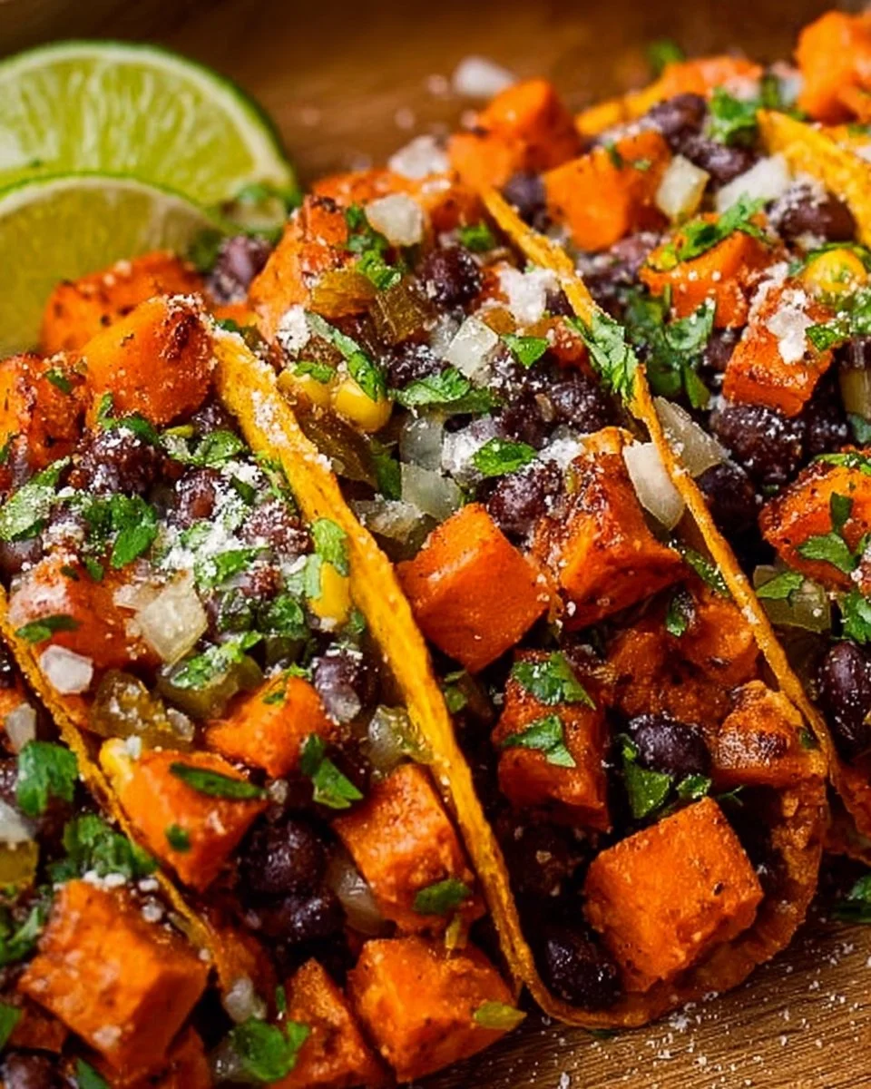 Sweet Potato and Black Bean Tacos