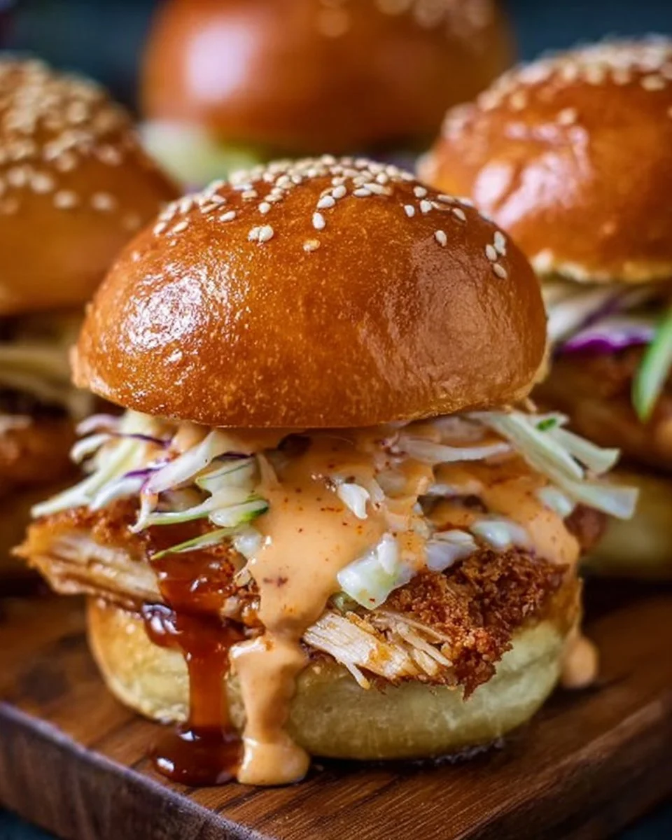 Bang Bang Chicken Sliders Recipe