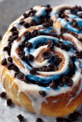 Delicious chocolate chip cinnamon rolls fresh out of the oven