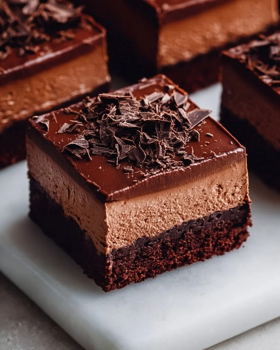 Chocolate Mousse Brownies