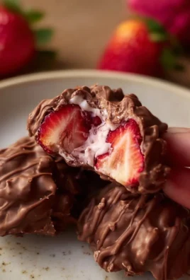 Chocolate Strawberry Yogurt Clusters in a bowl, a sweet and healthy treat.