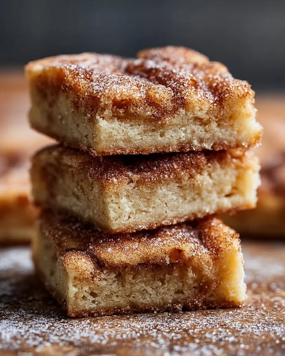 Cinnamon Sugar Blondies