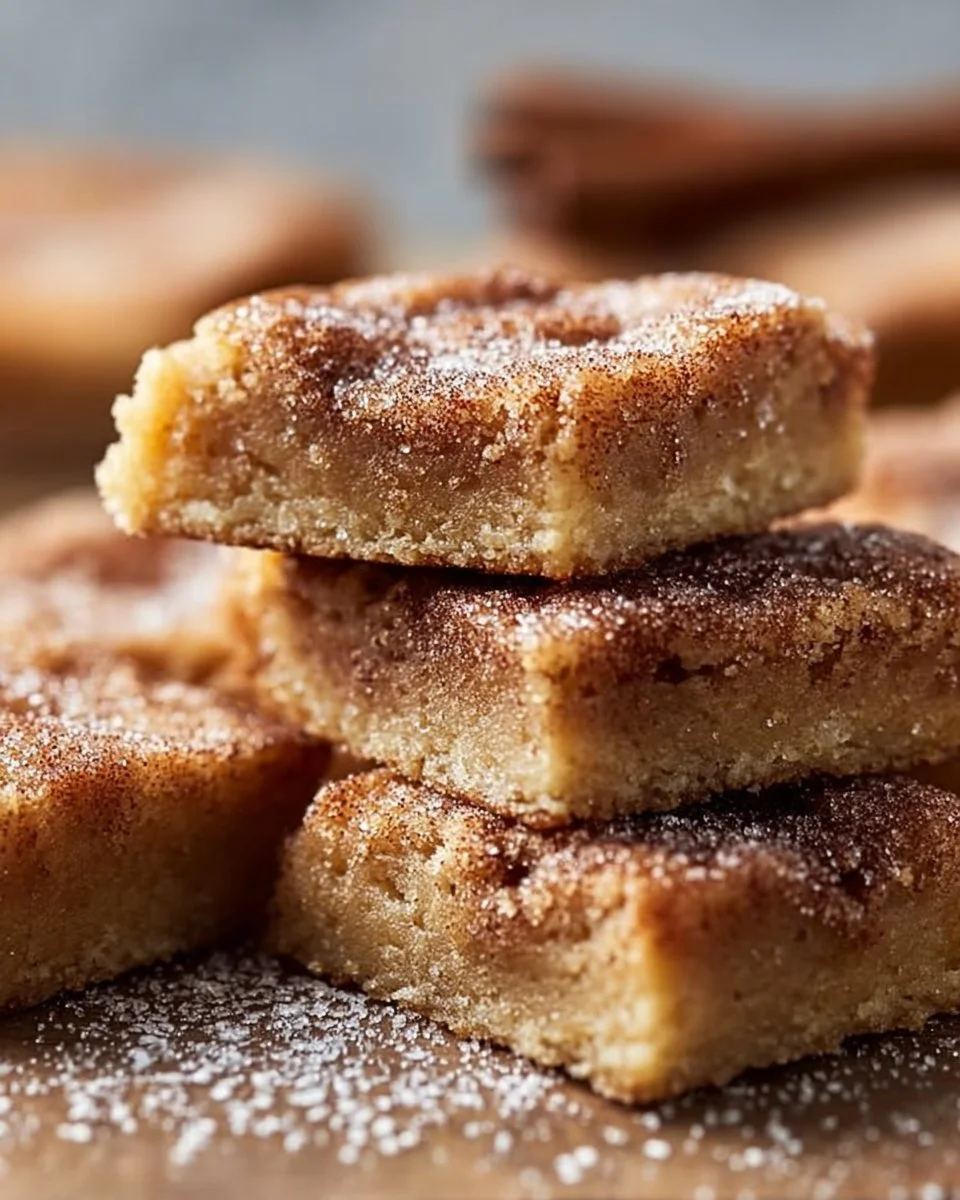 Cinnamon Sugar Blondies