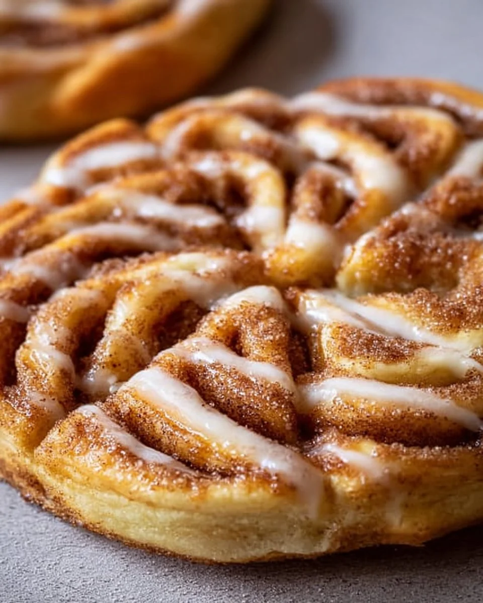 Cinnamon-Sugar Pizza made with Crescent Rolls