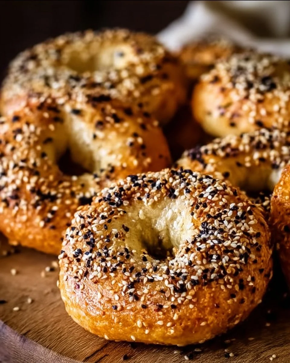 Cottage Cheese Bagels with Almond Flour
