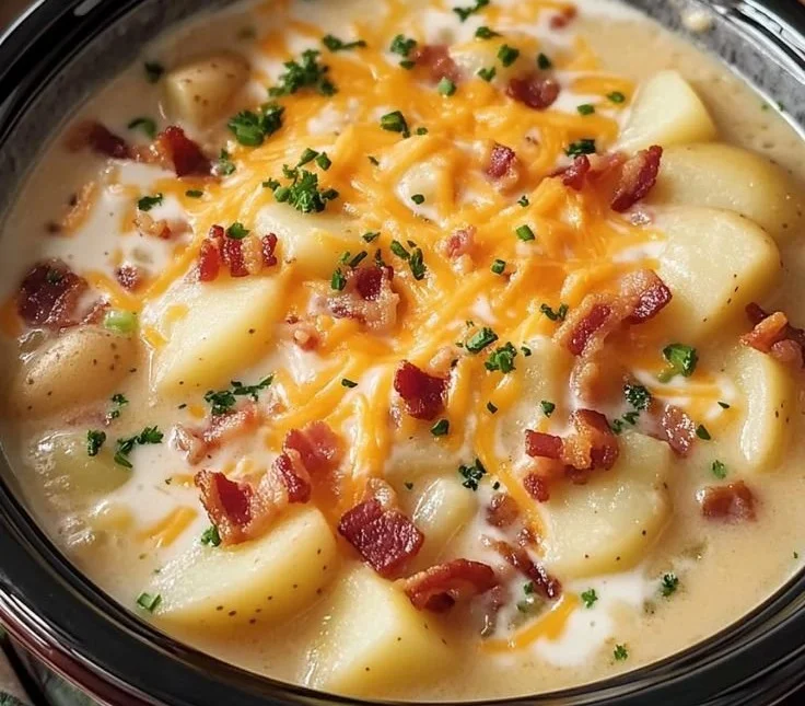 Crock Pot Crack Potato Soup