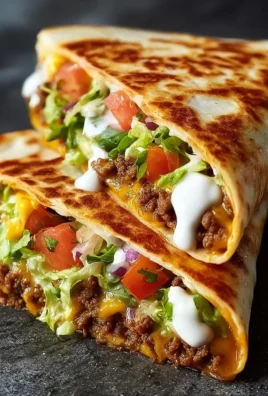 Delicious Keto Crunchwraps recipe for a low-carb meal