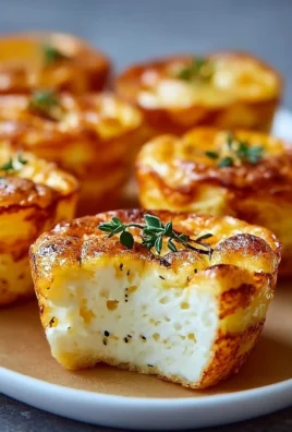 Fluffy cottage cheese egg bites high in protein for a nutritious snack.