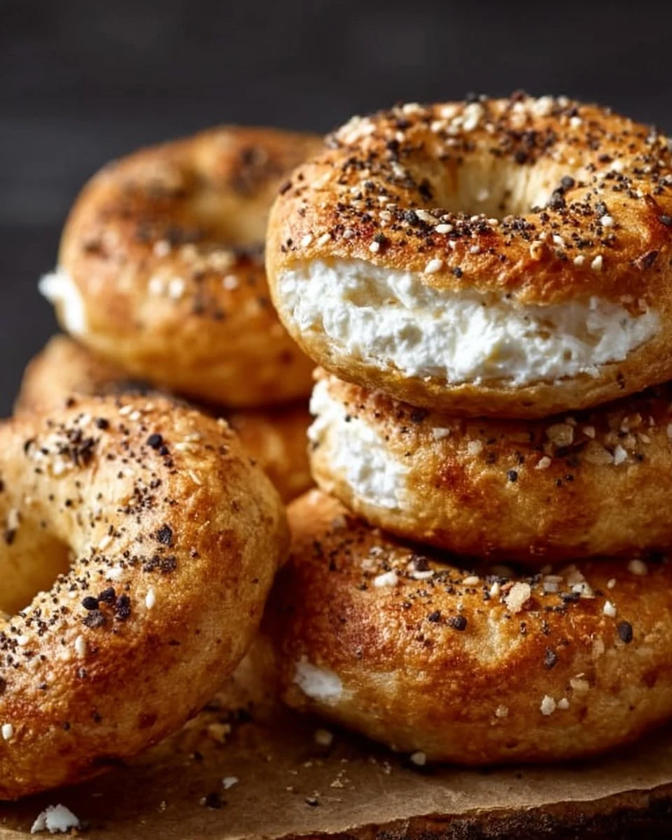 High-Protein Cottage Cheese Bagels