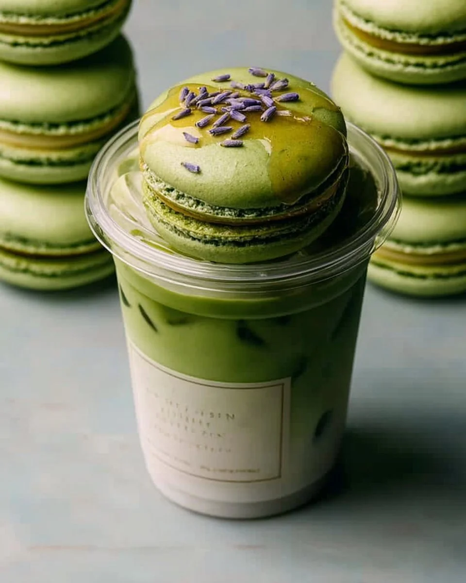 Iced Honey Lavender Matcha