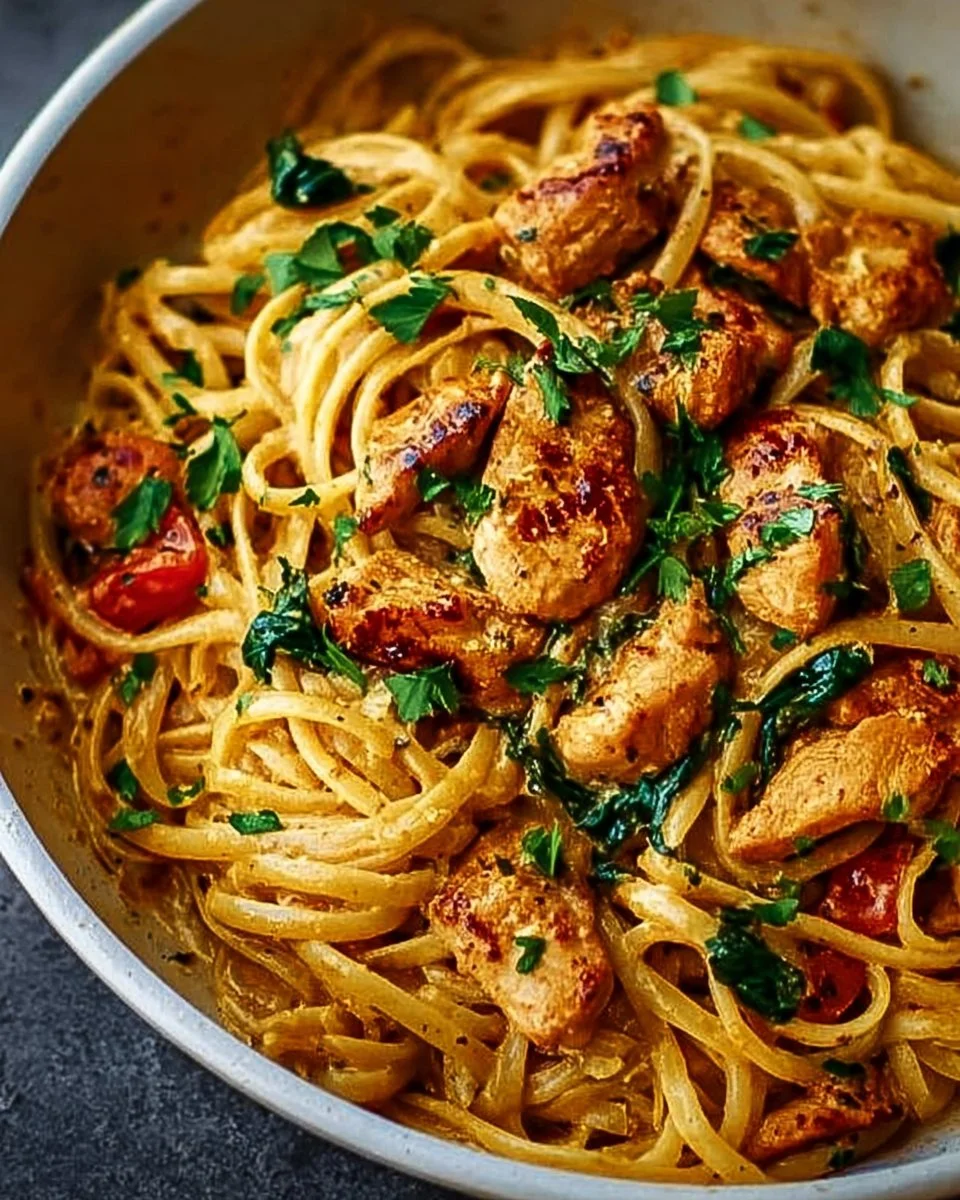 Irresistibly Easy Cowboy Butter Chicken Linguine in 30 Minutes