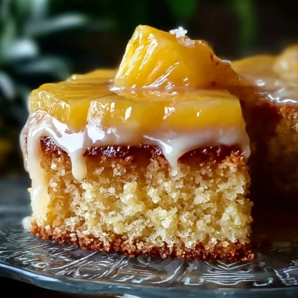 Juicy Pineapple Heaven Cake with fresh pineapple and creamy frosting