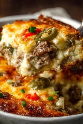 Low Carb Philly cheesesteak casserole served in a dish