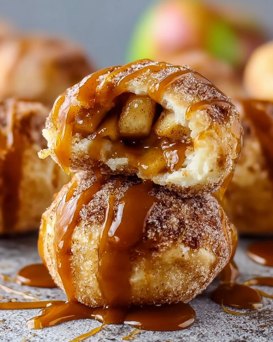 Simple Caramel Apple Pie Bombs