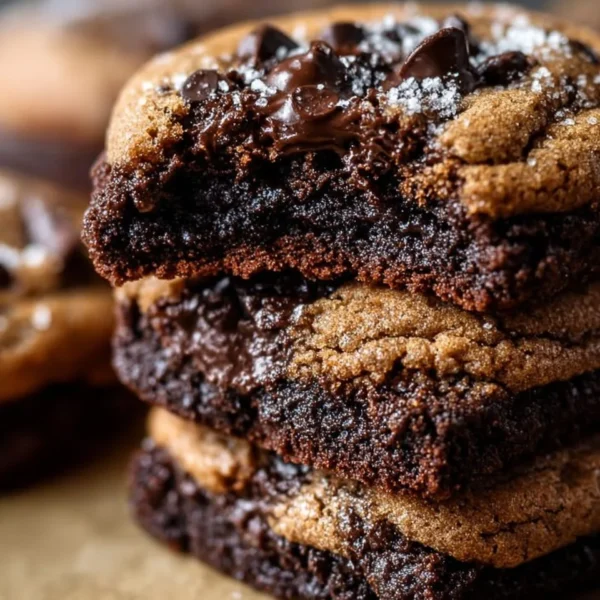 Delicious slutty brownies made with layers of cookie dough, Oreo, and brownie batter.