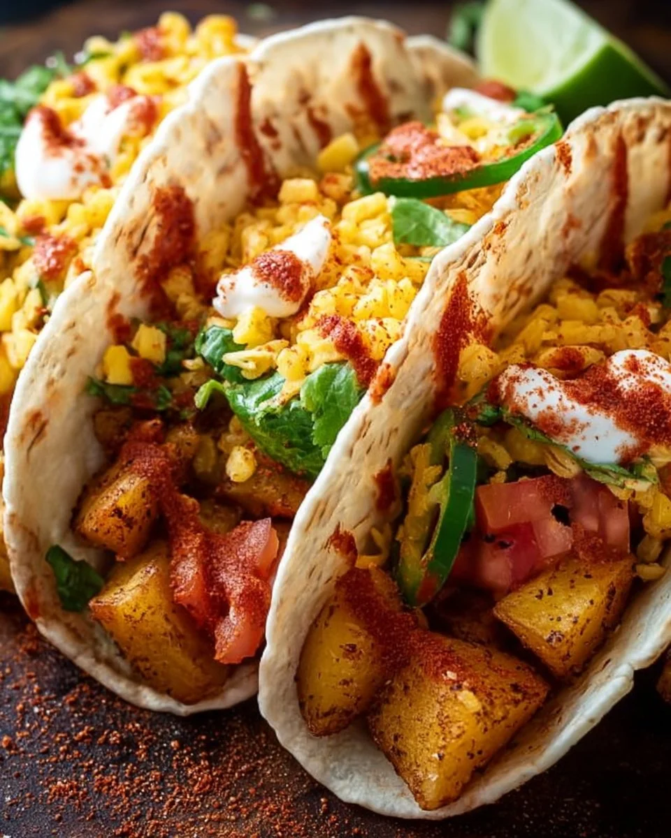 Spicy Potato Soft Taco Recipe
