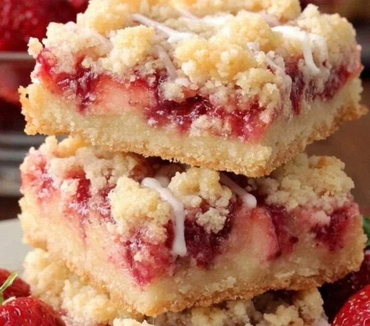 Strawberry Shortcake Bars Recipe