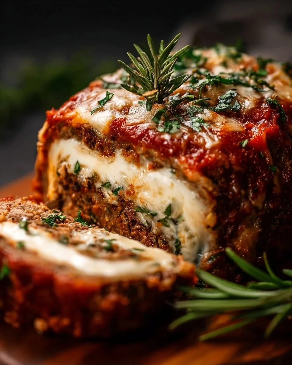 Stuffed Italian Meatloaf