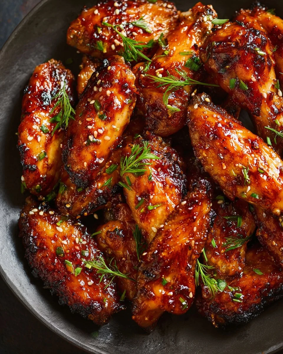 Sweet and Spicy Chicken Wings
