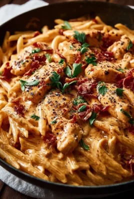 Delicious Marry Me Chicken Pasta served in a bowl with fresh herbs