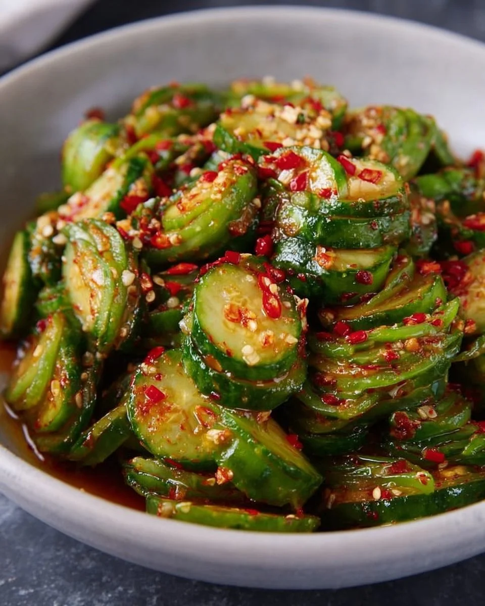 Asian Spicy Cucumber Salad