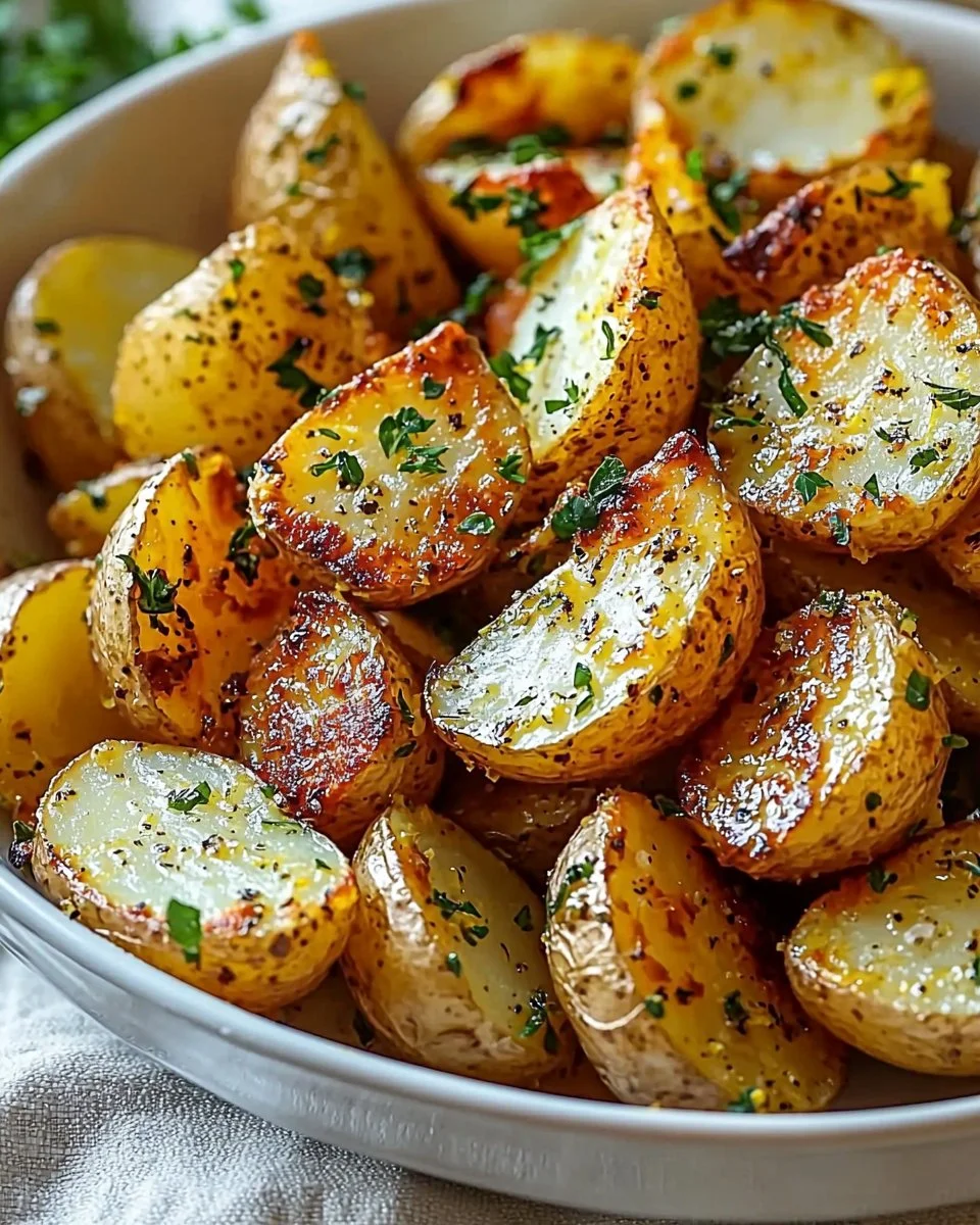 Authentic Greek Potatoes: Crispy Lemon Perfection!
