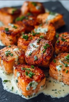 Bang Bang Salmon Bites served in a gourmet dish