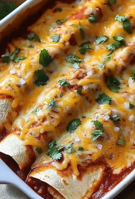 Delicious homemade Bean and Cheese Enchiladas ready to be served.