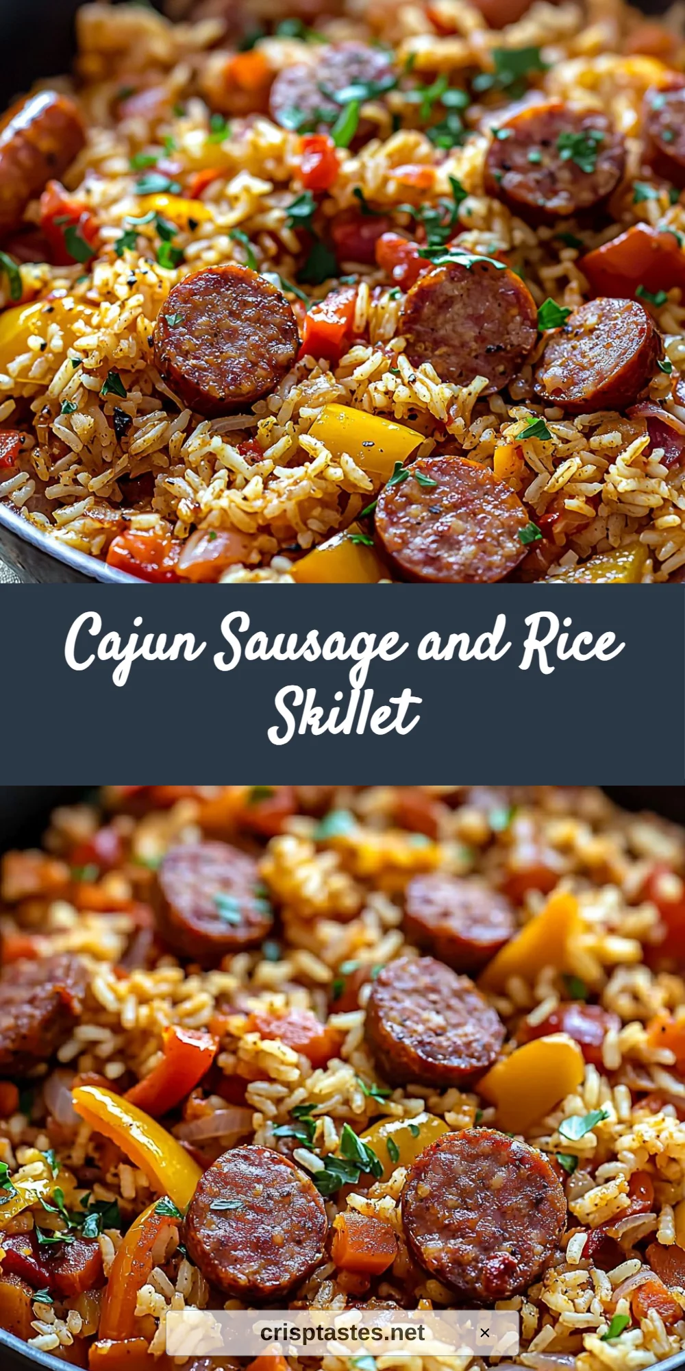 Cajun Sausage and Rice Skillet