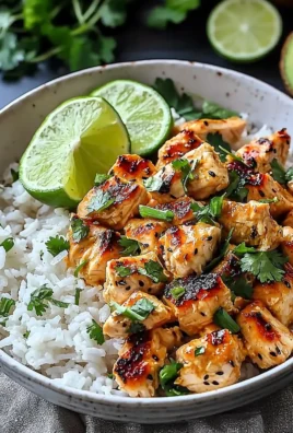 Coconut Chicken Rice Bowl with chicken, coconut rice, and fresh herbs