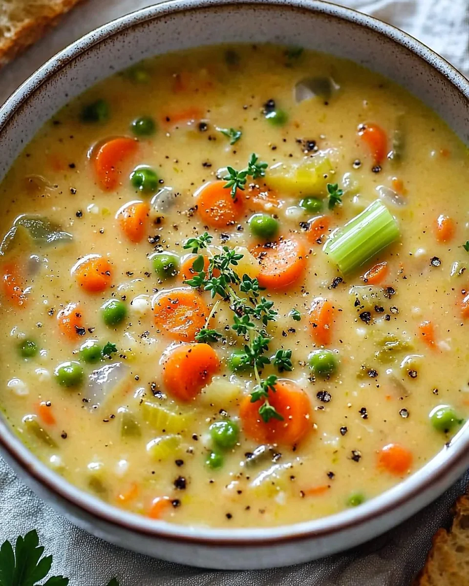 Comforting One-Pot Creamy Vegetable Soup