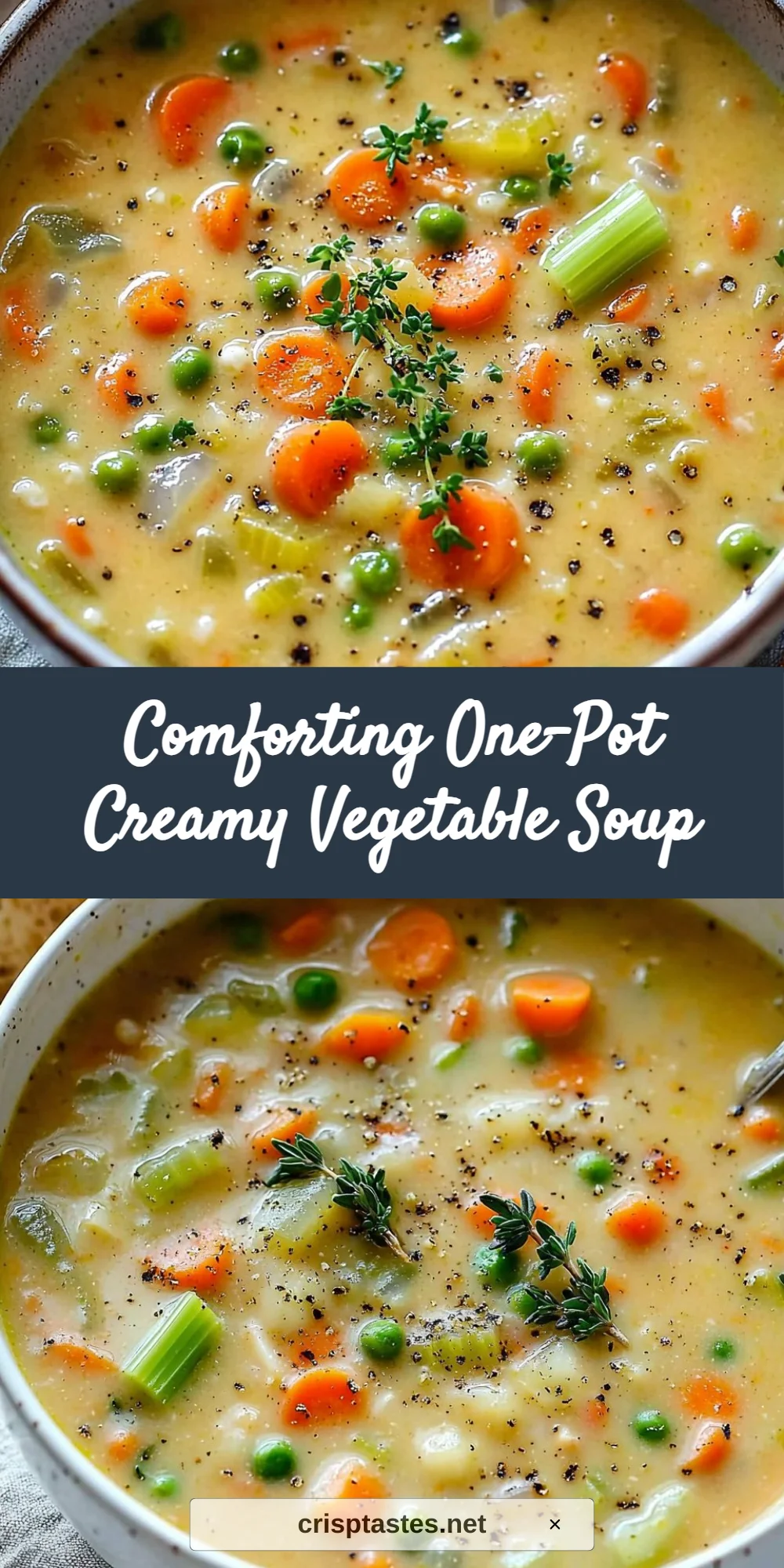 Comforting One-Pot Creamy Vegetable Soup
