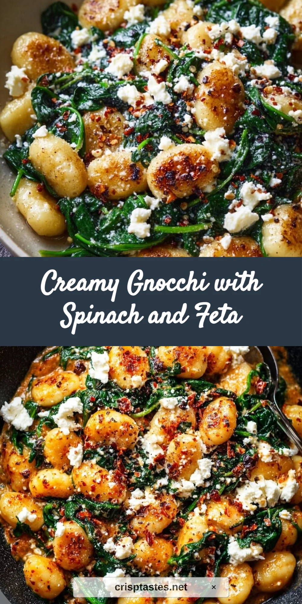 Creamy Gnocchi with Spinach and Feta