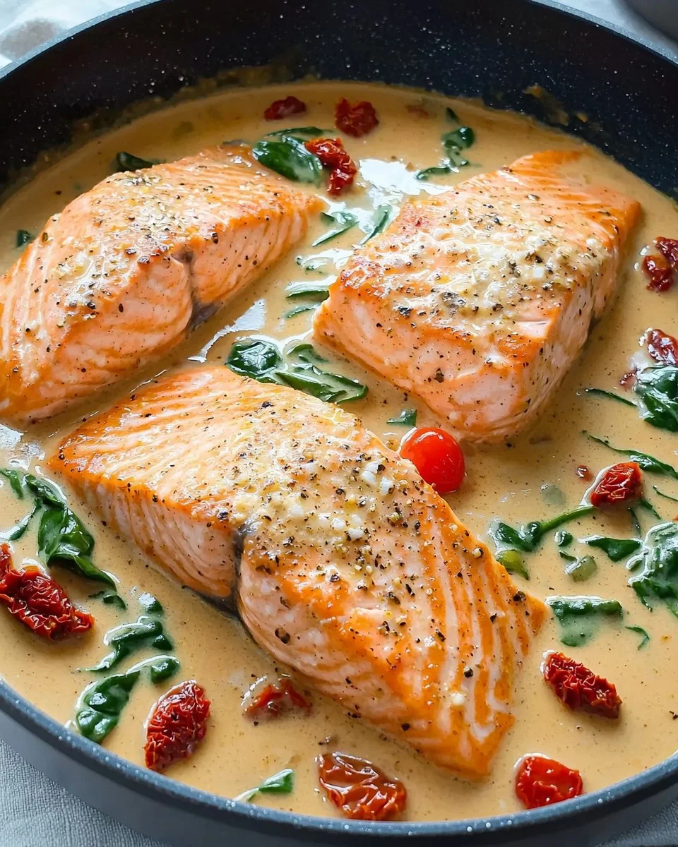 Creamy Tuscan Salmon