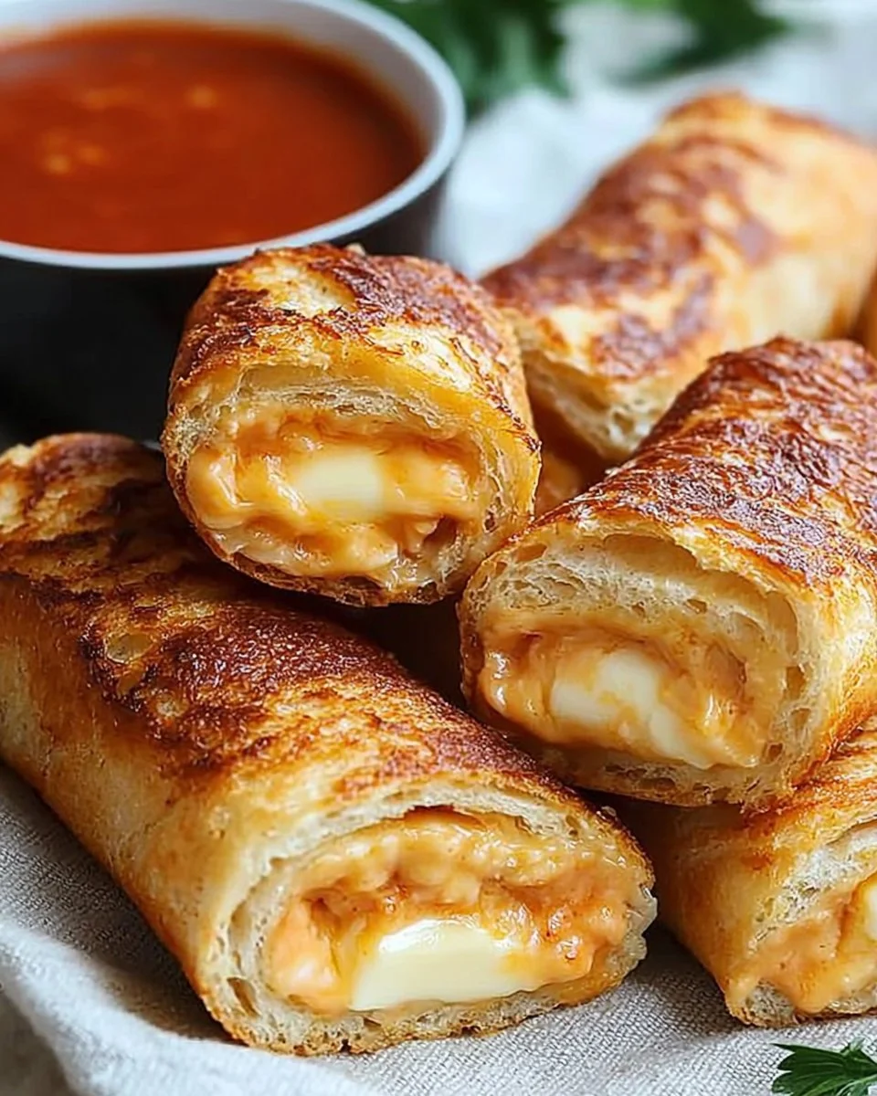 Crispy Cheesy Roll Ups