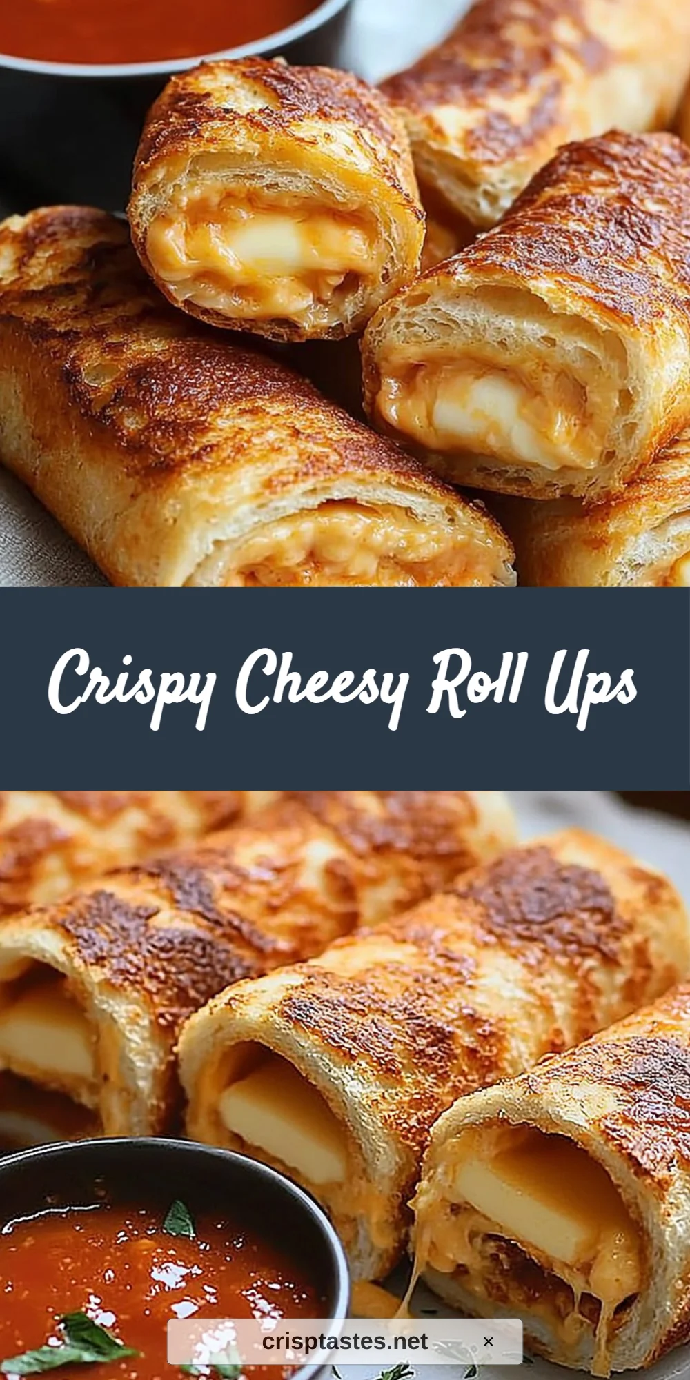 Crispy Cheesy Roll Ups
