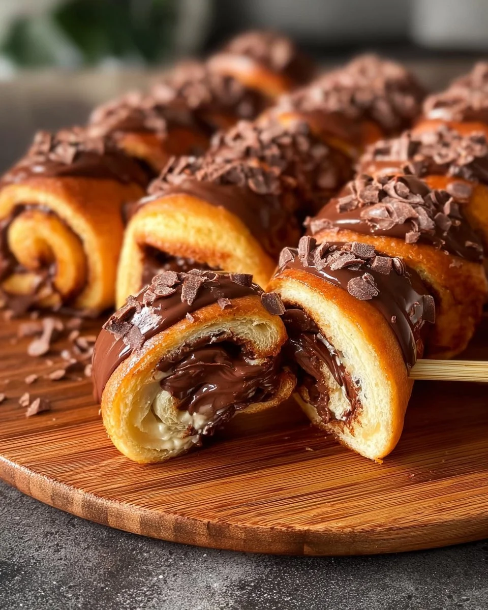 Crispy Chocolate Rolls