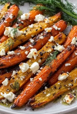 Crispy honey garlic roasted carrots on a baking tray, glazed and ready to serve.