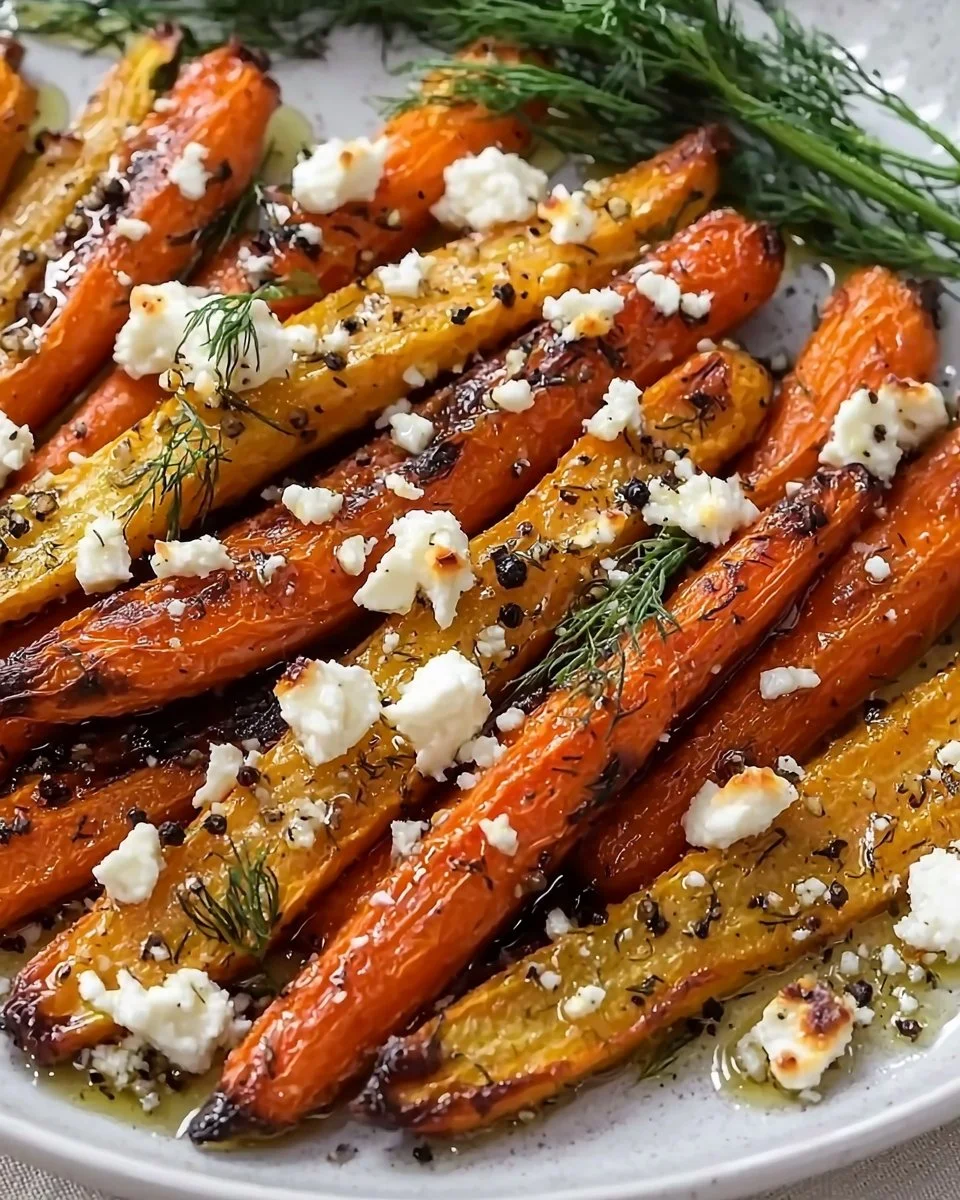 Crispy Honey Garlic Roasted Carrots