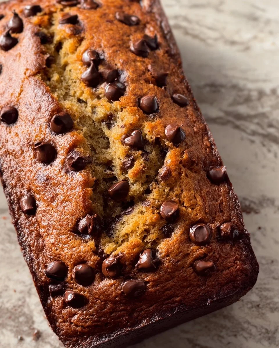 Easy Banana Bread with Chocolate Chips