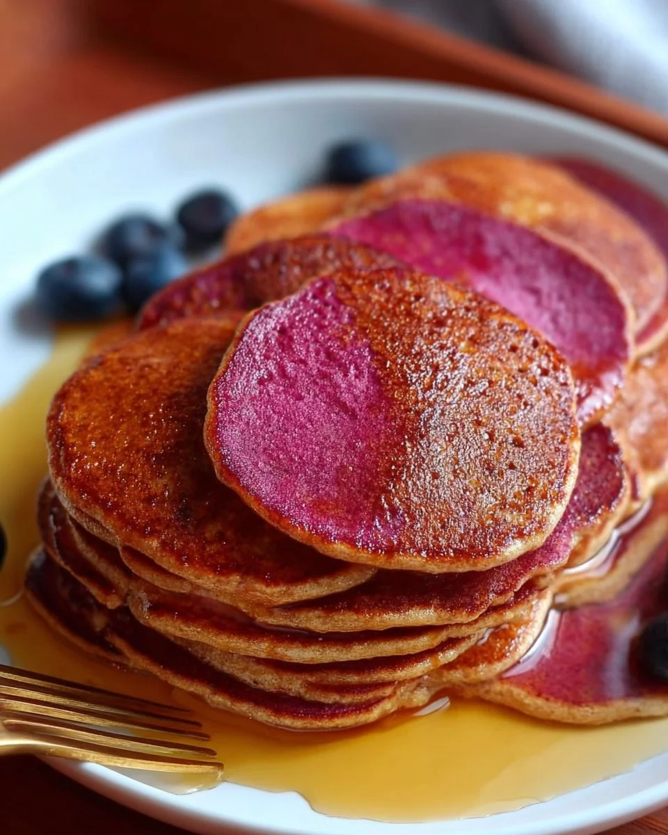 Easy Red Pancakes